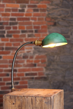 James Vintage industrial desk and table lamp